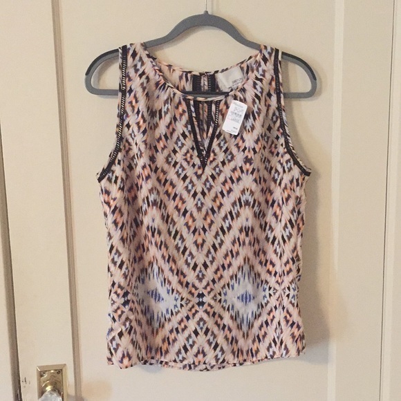 Greylin Silk Multicolored Blouse - Picture 2 of 5